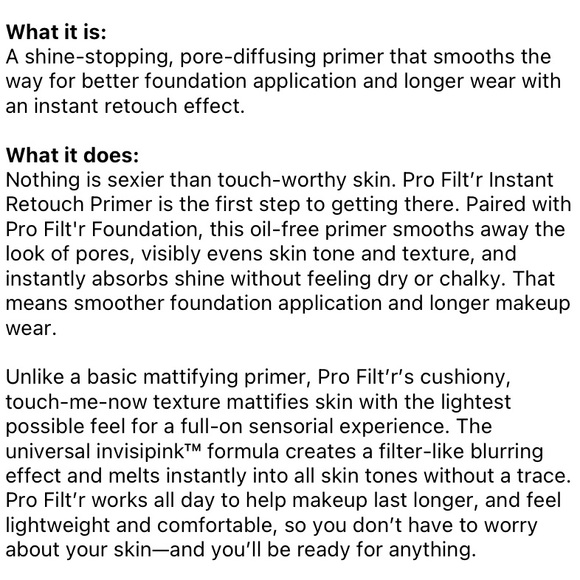 Fenty Beauty Pro Filt’r Retouch Face Primer Soft Matte BNIB - Picture 10 of 11